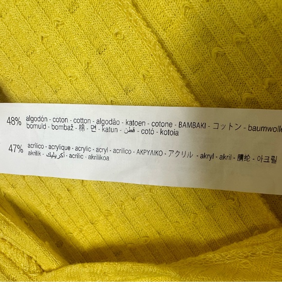 Zara Yellow Romper Skort Wrap Up, size small - Picture 15 of 16